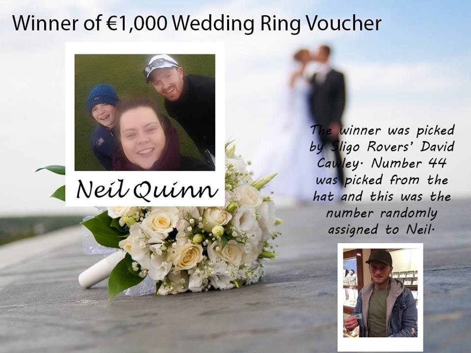 Winner of €1000 Wedding Ring Voucher