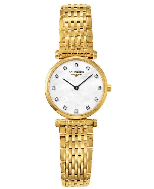 Longines La Grande Classique Gold Pvd With Diamond Dot Dial L42092878