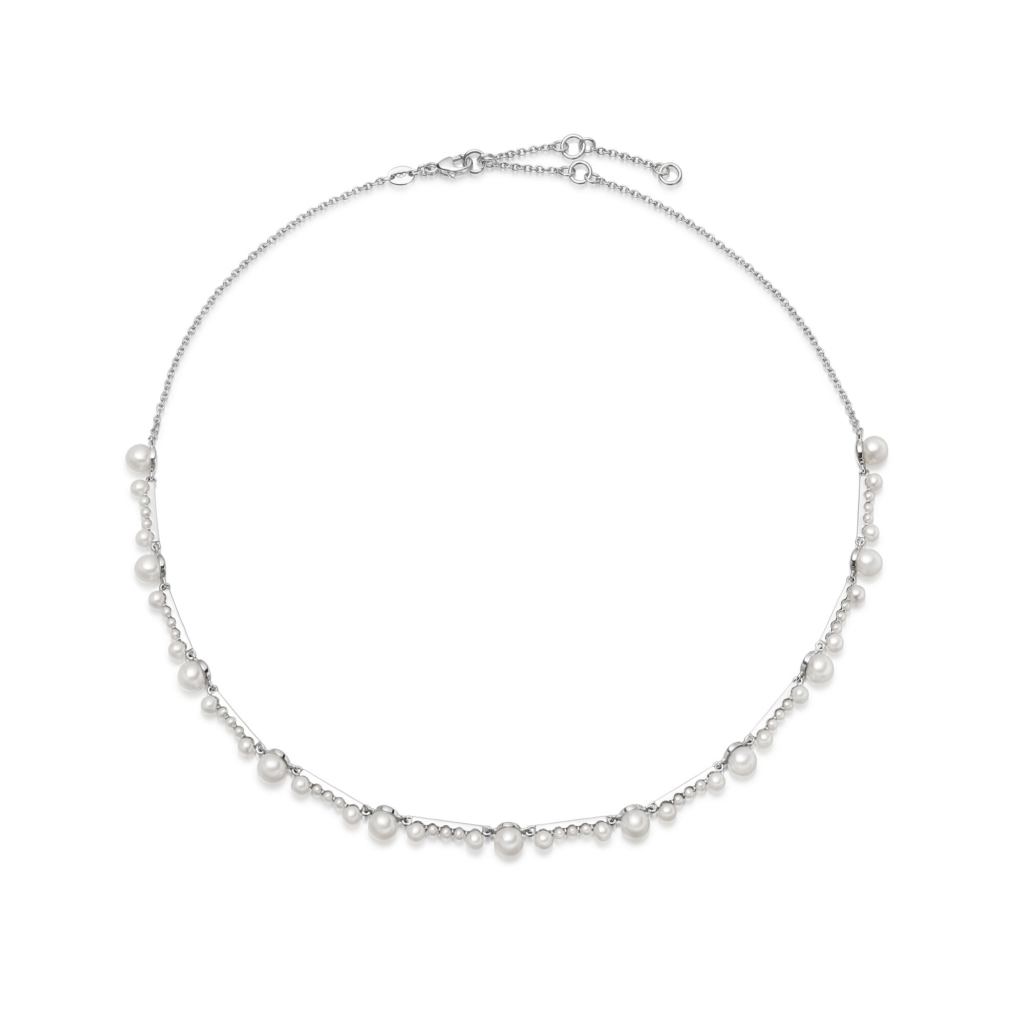 Sterling Silver Pearl Necklace 10114 - Wehrlys Jewellers