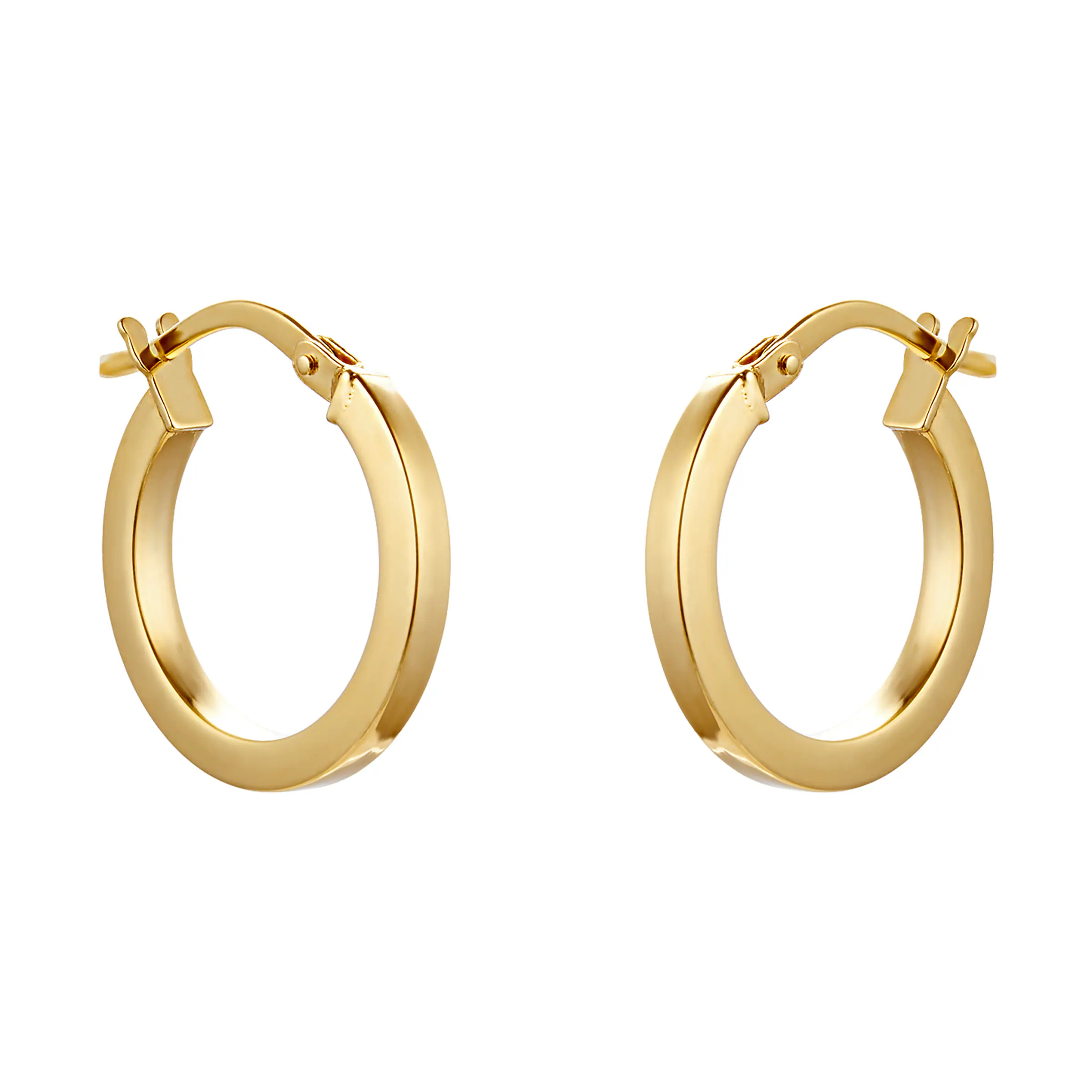 9ct Yellow Gold Creole Earrings