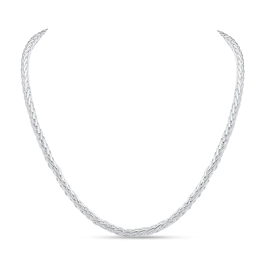 Sterling Silver 4.9mm Handmade Spiga Chain 20'