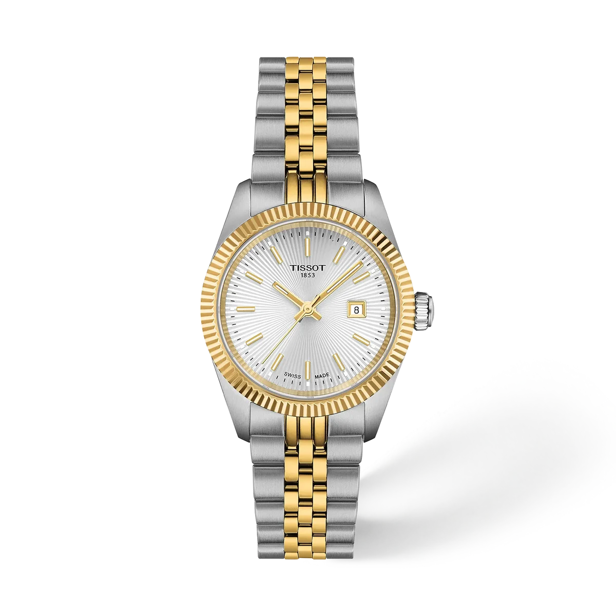 Tissot Ballade 30mm Quartz Two Tone Watch T1560102203100