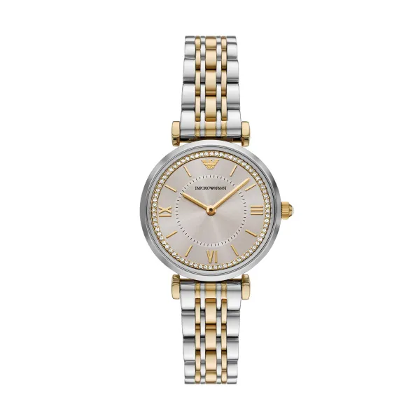 Emporio Armani Ladies Two Tone Watch Ar11702