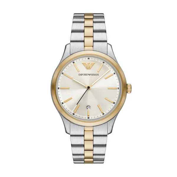 Emporio Armani Mens Two Tone Dario Watch Ar11735