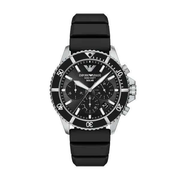 Emporio Armani World Explorer Gents Watch Silicone Strap Ar11830