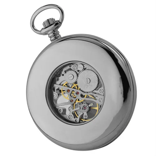 Woodford Open Face Skeleton Pocket Watch