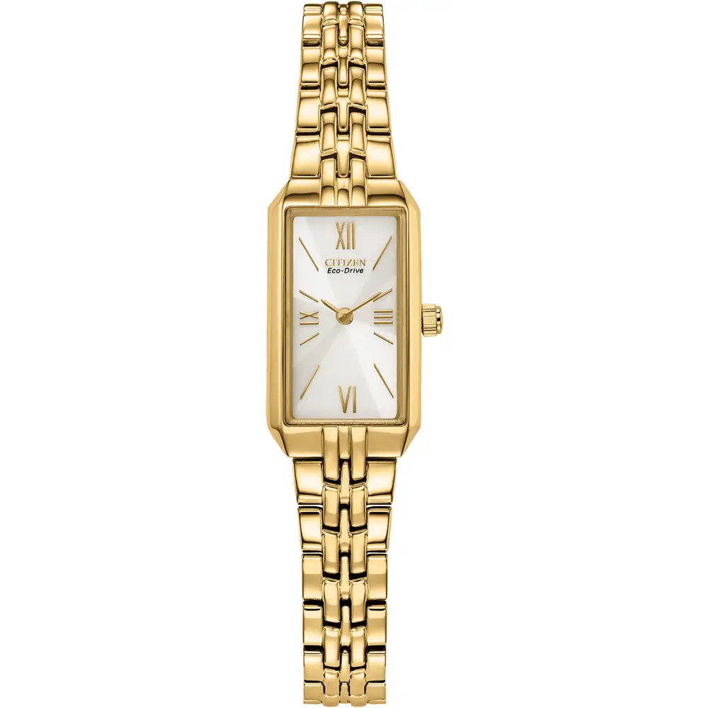 Citizen Gold Plated Silhouette Watch Eg2693-51p