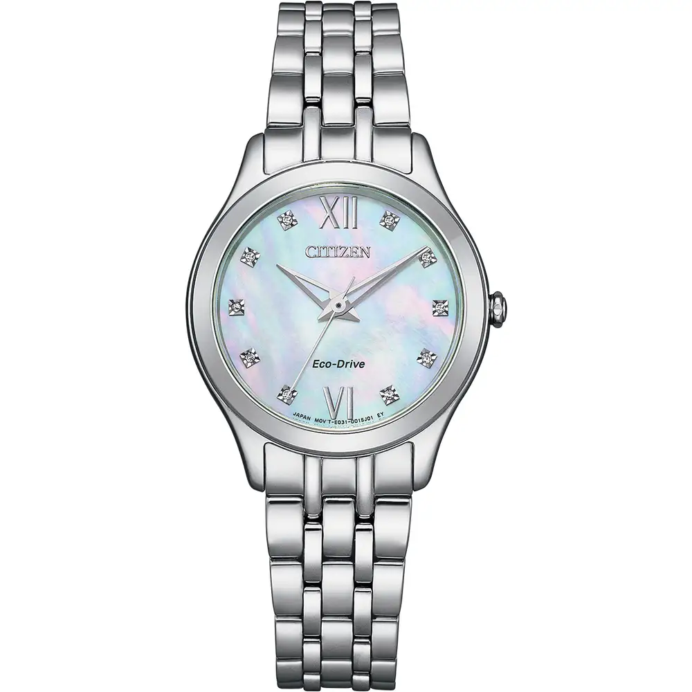 Citizen Silhouette Diamond Mop Dial Em1010-51d