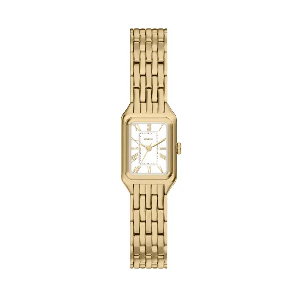Fossil Raquel Mini Three-hand Gold-tone Stainless Steel Watch Es5467