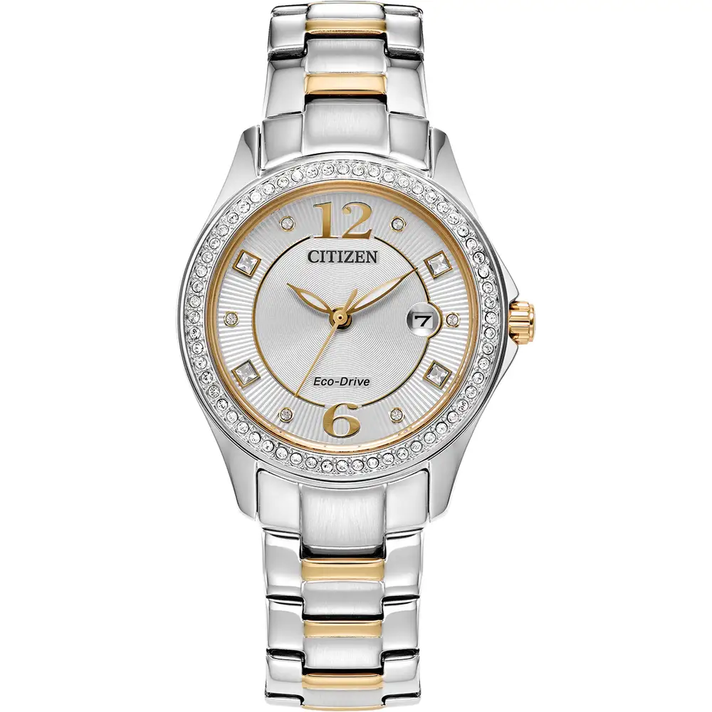 Citizen Silhouette Crystal Ladies Watch Fe1146-71a