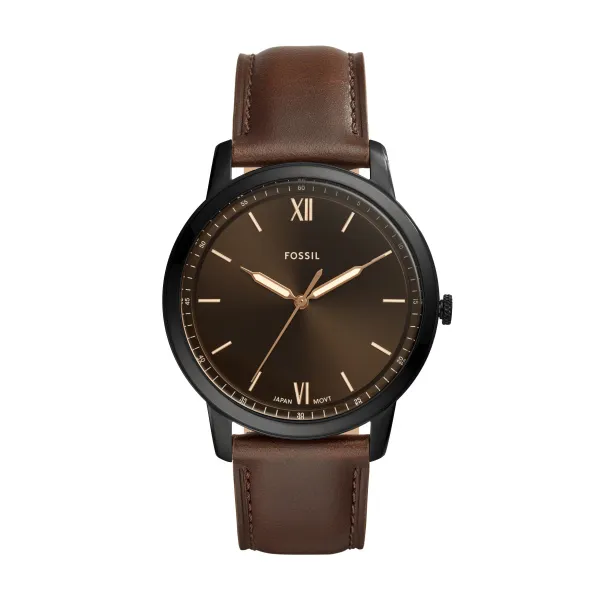 Fossil Nubuck Mens Minimalist Watch Fs5551