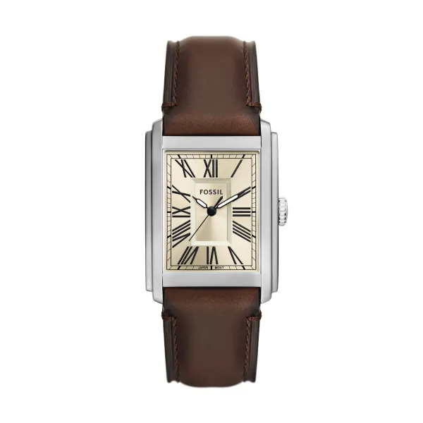 Fossil Raquel Mini Three-hand Black Leather Watch Es5470