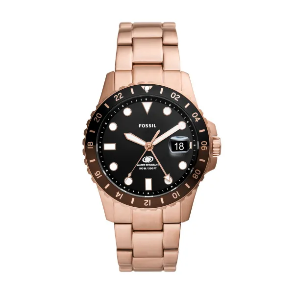Fossil Gents Rose Gp Watch Fs6027