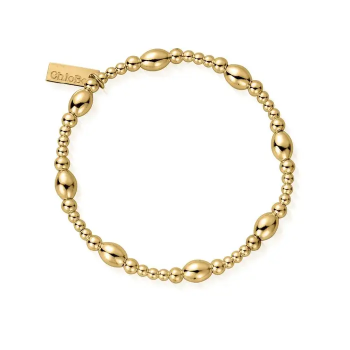 Chlobo Gold Cute Oval Bracelet
