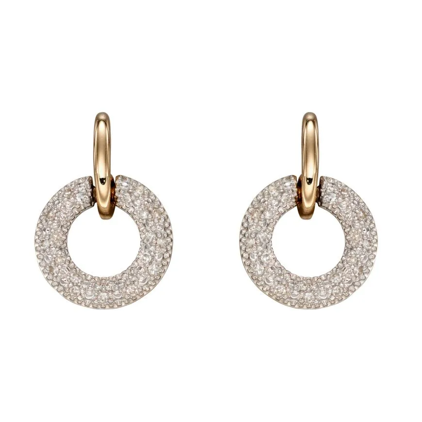 9ct Diamond Drop Earrings 13108