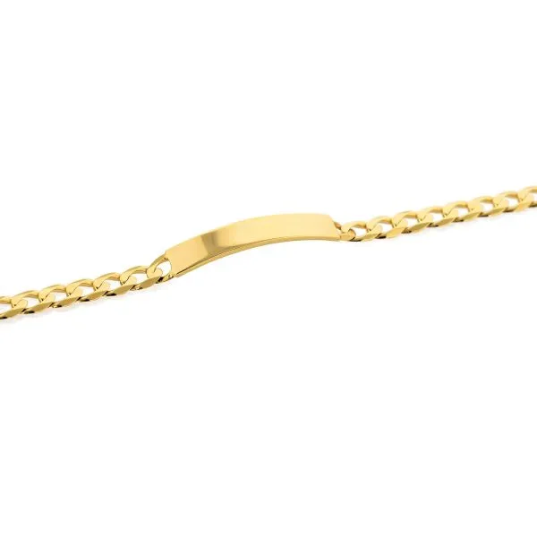 9ct Yellow Gold Id Bracelet 8.5'