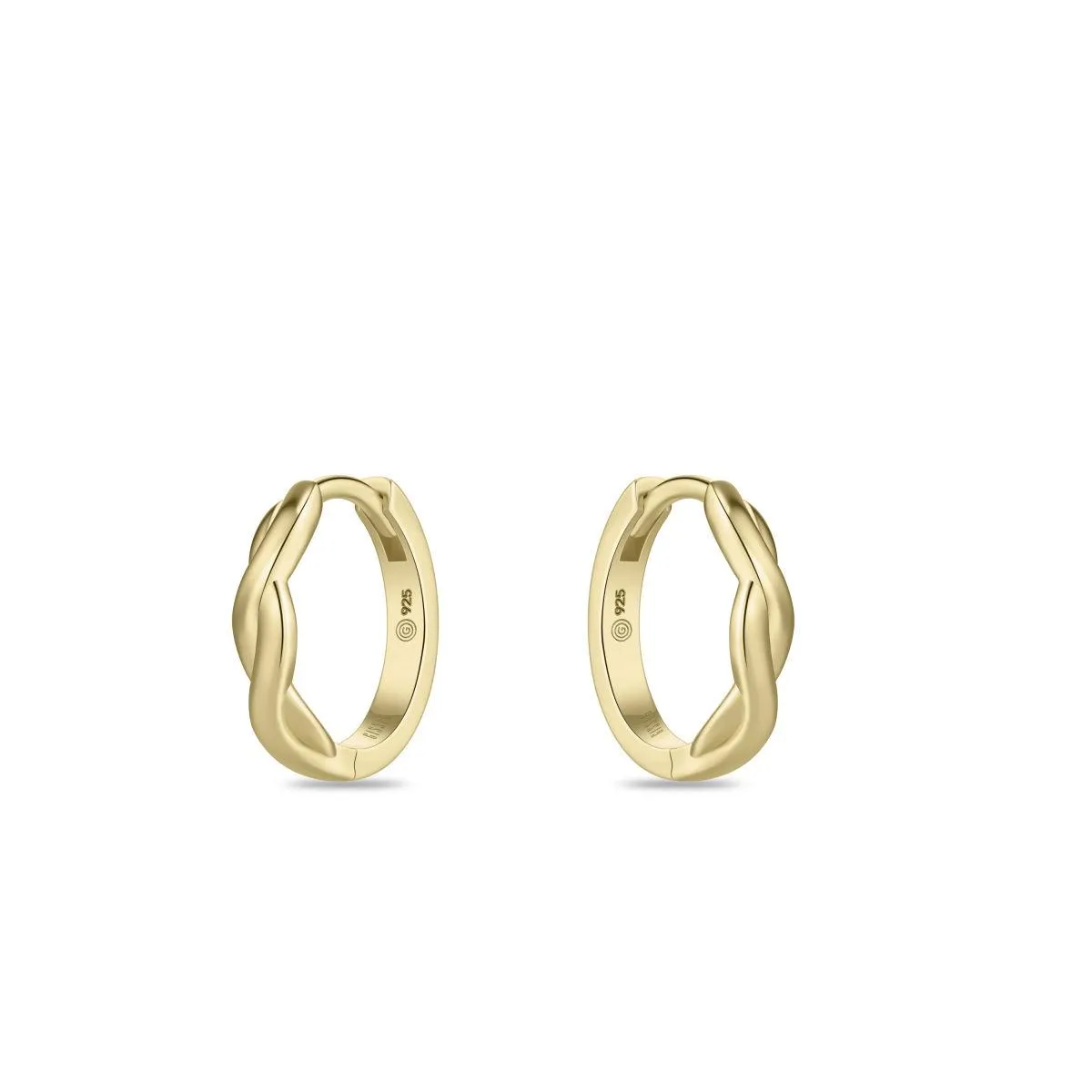 Gisser Jewels Sterling Silver Gp Hoops