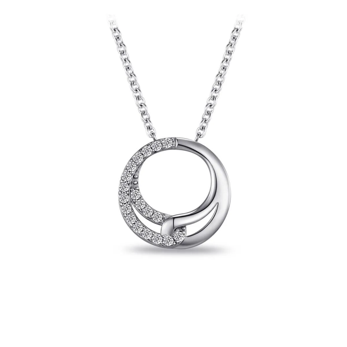Gisser Jewels Sterling Silver Cz Necklace