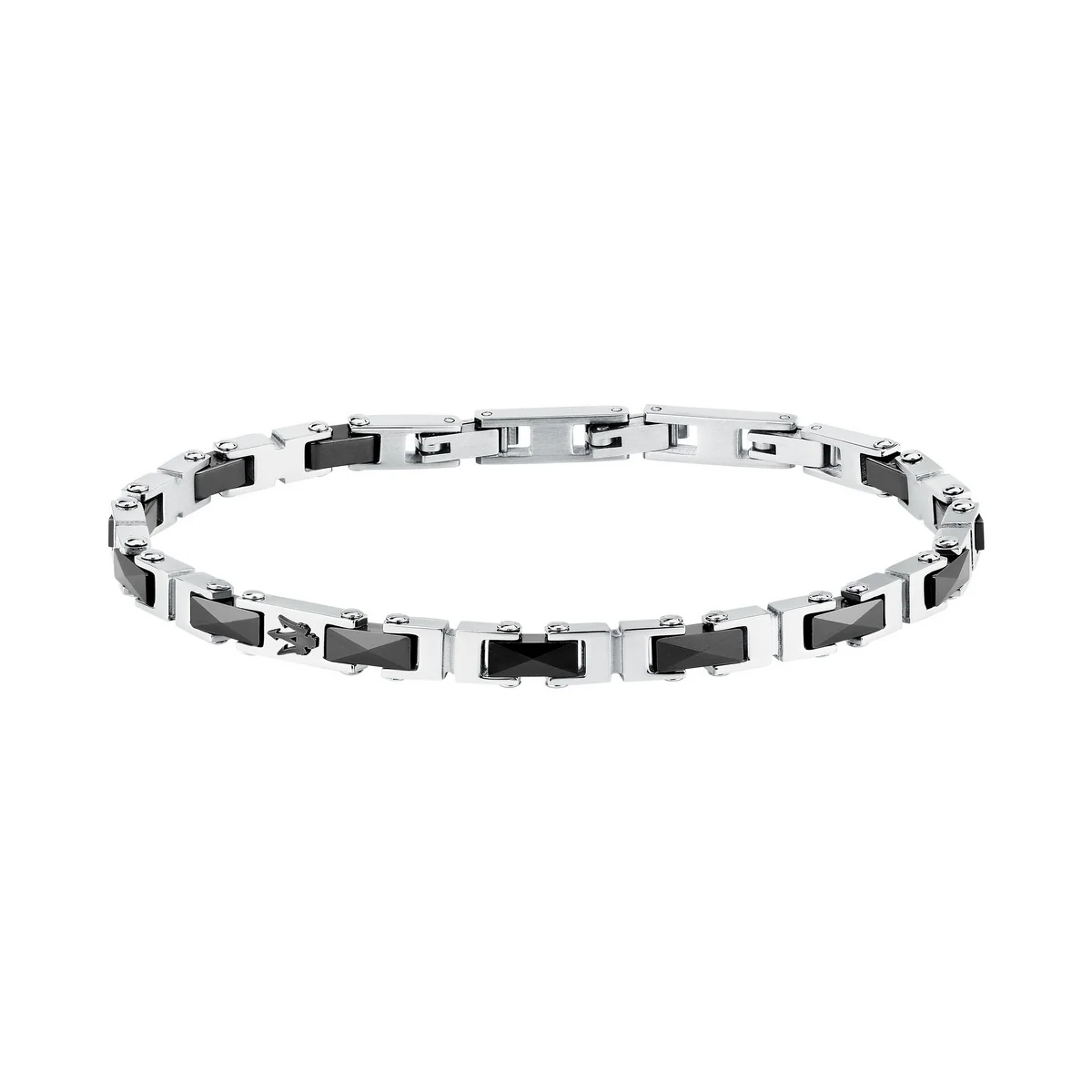 Maserati Jewels Ceramic Stainless Steel Bracelet Black Jm226atz81