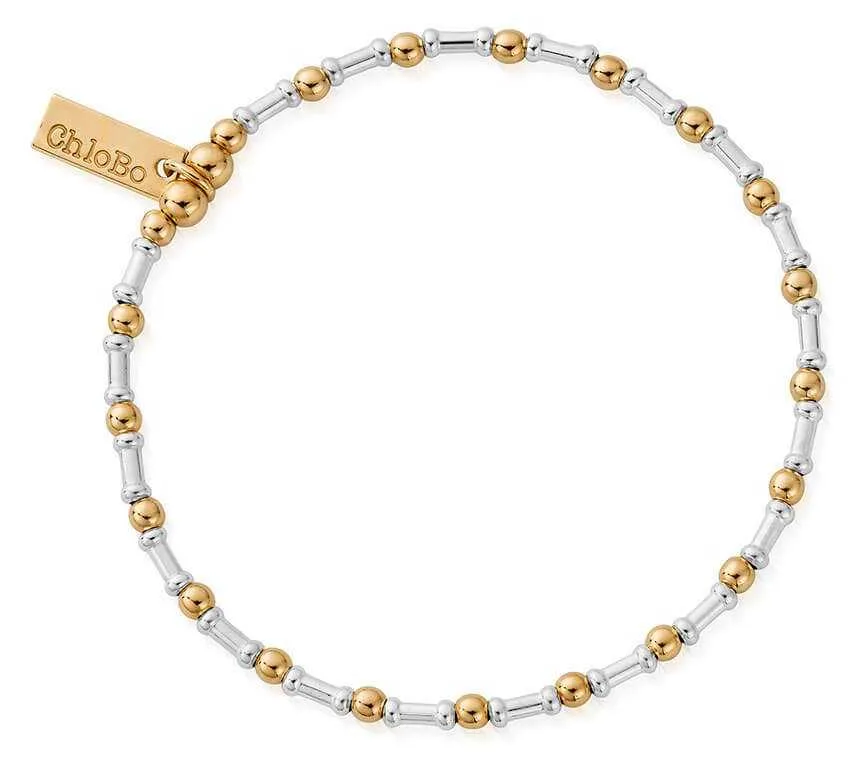 Gold And Silver Rhythm Of Water Bracelet Gmbrhythm