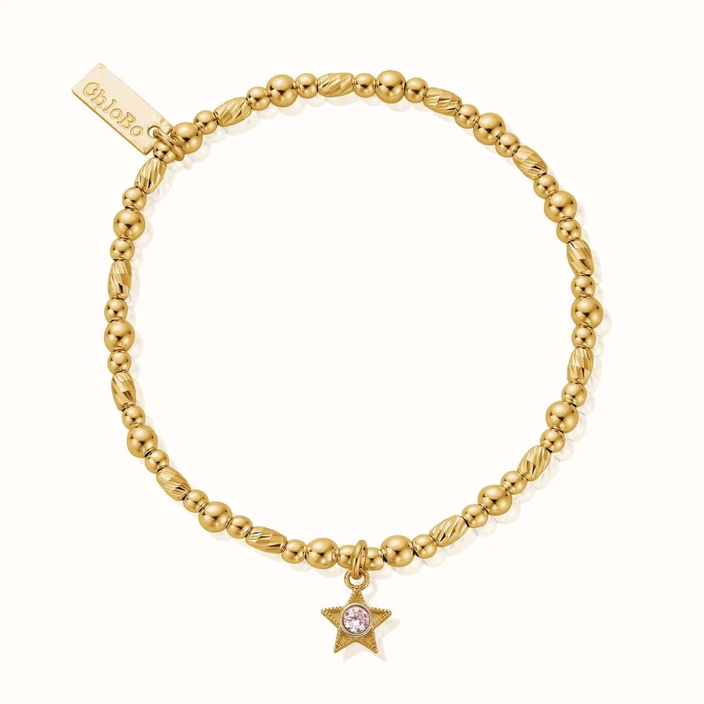 Chlobo Gold October Birthstone Bracelet 