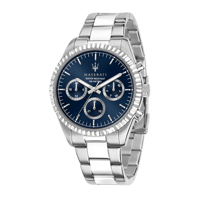 Maserati Competizione 43 Multi 43mm Blue Dial Watch R8853100022