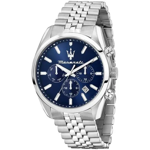 Maserati Attrazione 43mm Mult Blue Dial Stainless Steel Bracelet R8853151040