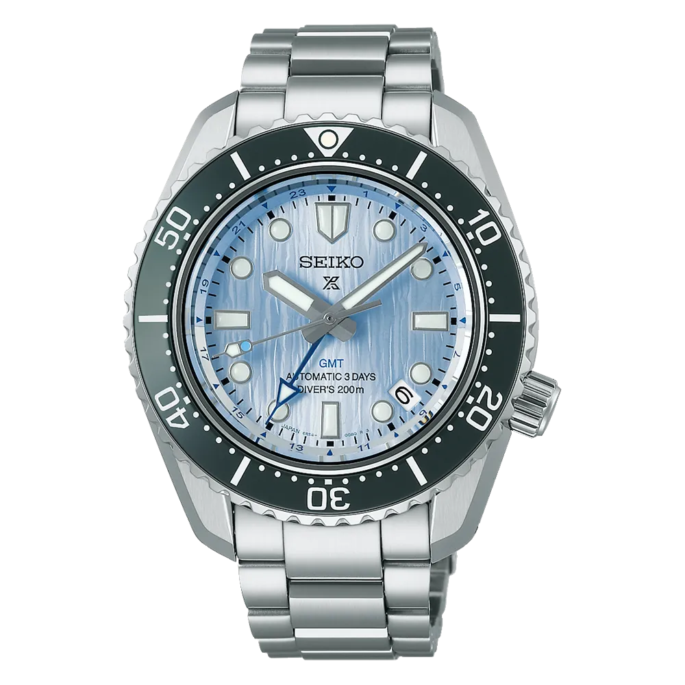 Seiko Prospex Glacier Blue Gmt Spb385j1
