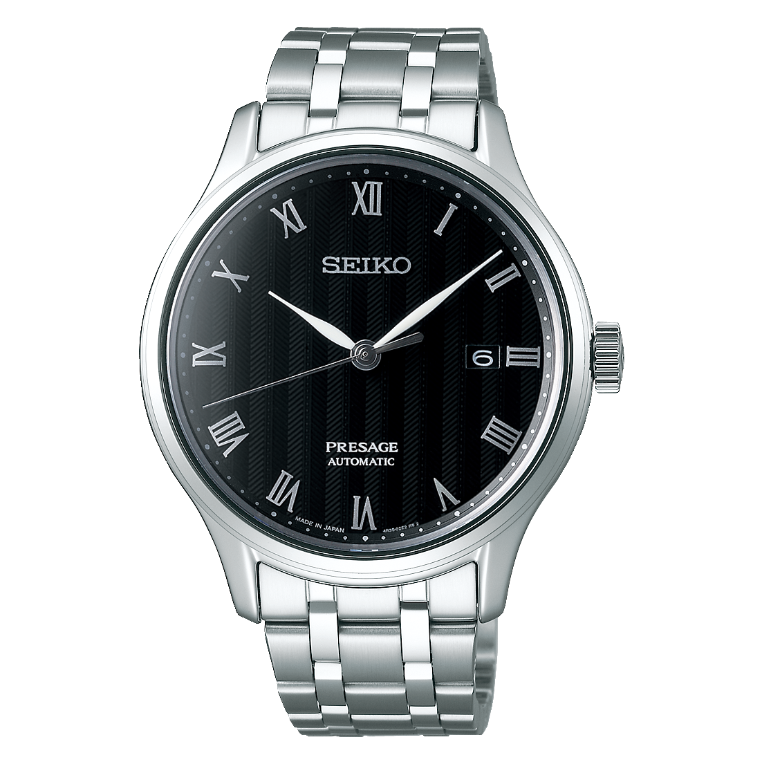  Seiko Presage Men's Automatic Black Dial Stainless Steel Watch srpc81j1