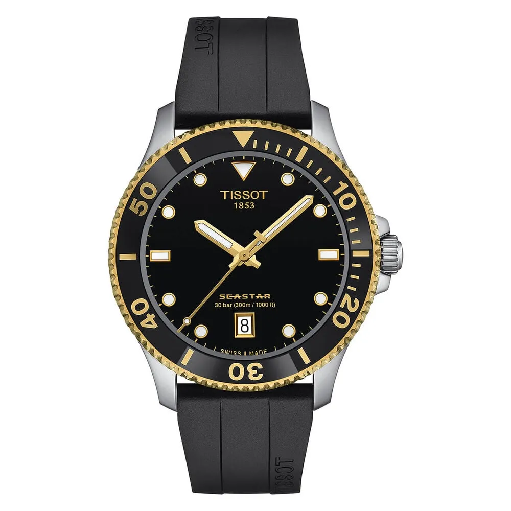 Tissot Seastar 1000 40mm Rubber Strap T1204102705100