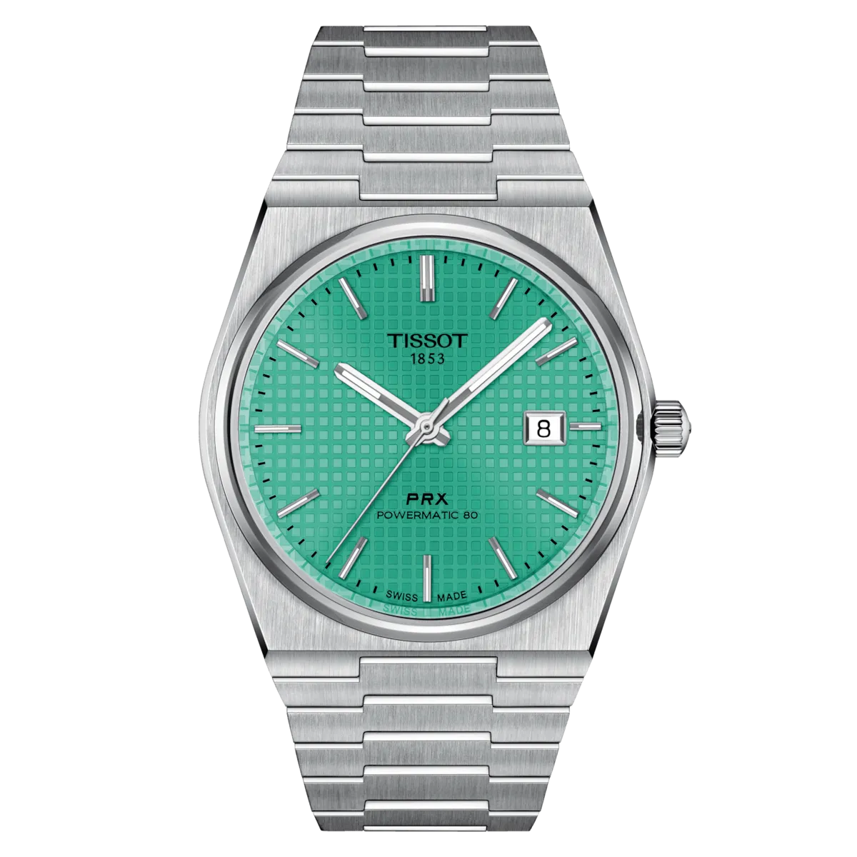 Tissot Automatic Green Dial Prx Watch T1374071109101