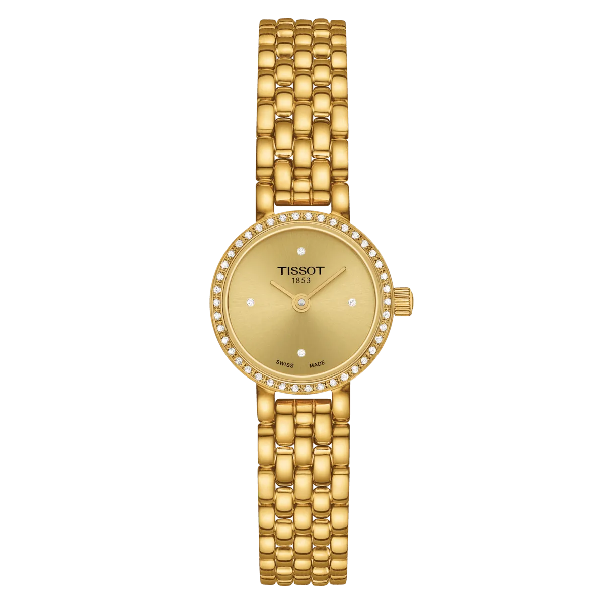 Tissot T Lovely Round Diamond Ladies Watch T1400096302600