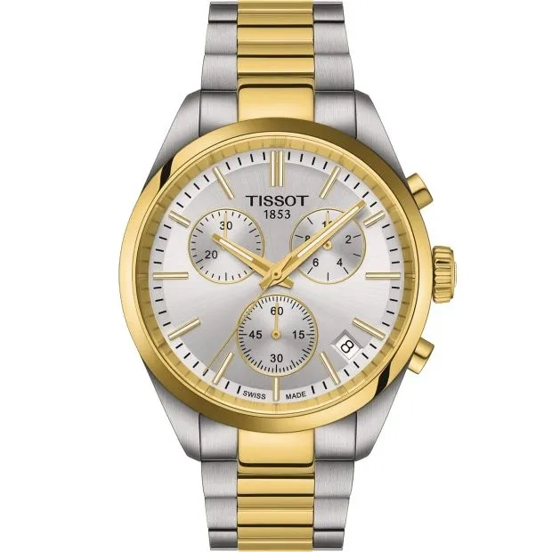 Tissot Two Tone Chronograph Pr100 T1504172203100