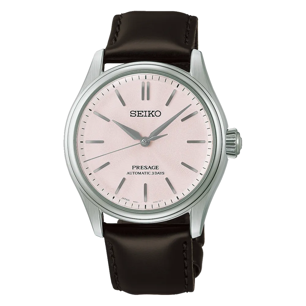 Seiko Presage Classic Series In 'sakura Iro' Cherry Blossom Pink Hcc003j1